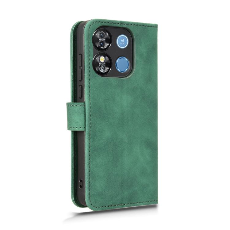 For Oukitel C57 Pro Skin Feel Magnetic Flip Leather Phone Case