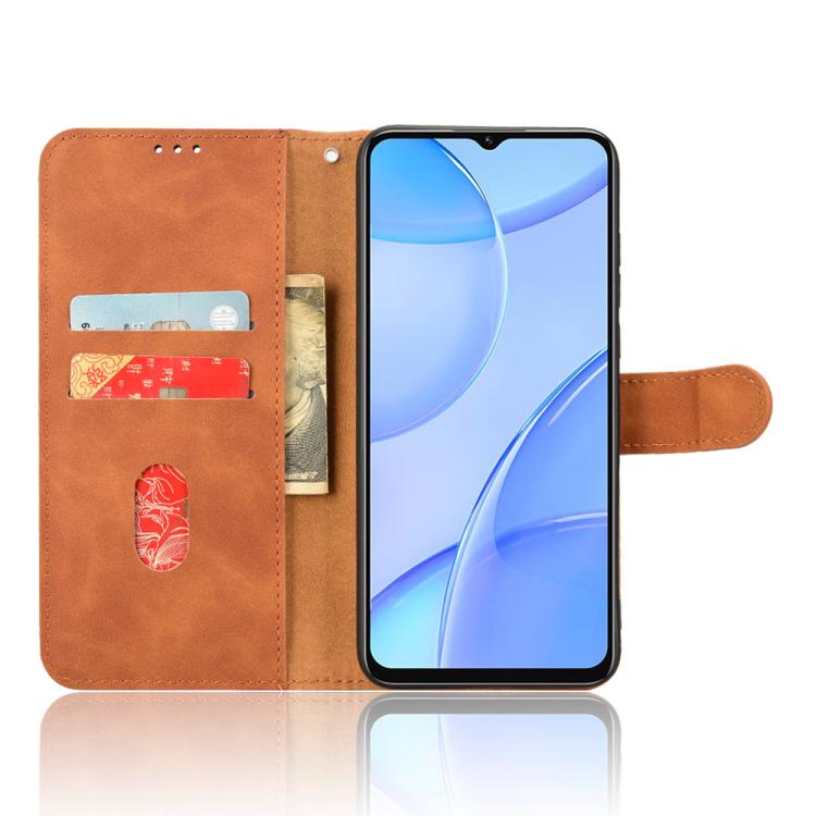For Oukitel C57 Pro Skin Feel Magnetic Flip Leather Phone Case