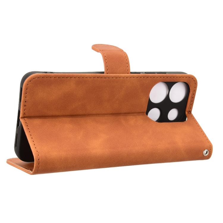 For Oukitel C57 Pro Skin Feel Magnetic Flip Leather Phone Case