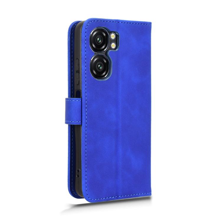 For Oukitel C58 Skin Feel Magnetic Flip Leather Phone Case