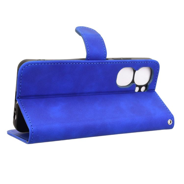 For Oukitel C58 Skin Feel Magnetic Flip Leather Phone Case