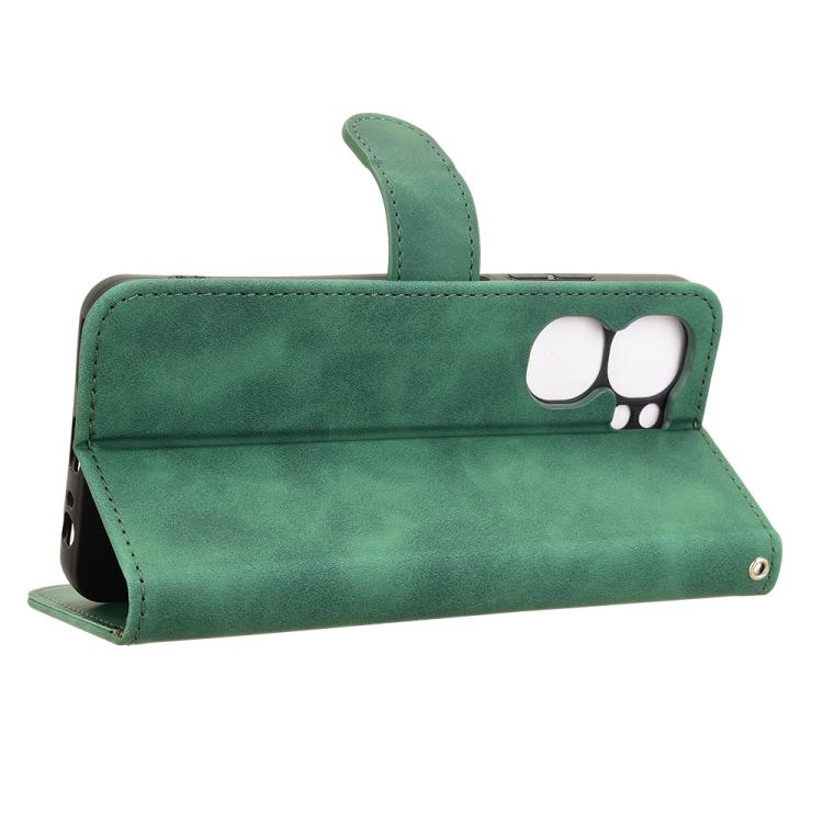 For Oukitel C58 Skin Feel Magnetic Flip Leather Phone Case