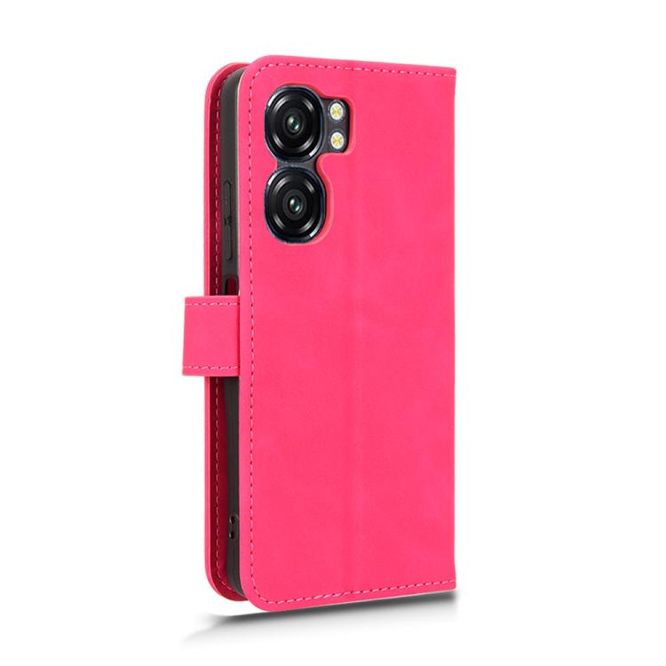 For Oukitel C58 Skin Feel Magnetic Flip Leather Phone Case