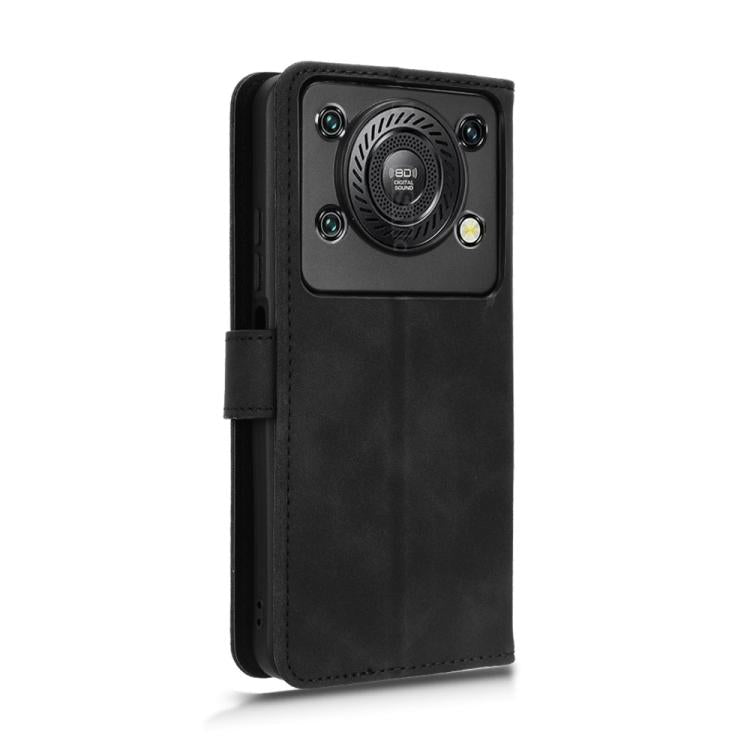 For Oukitel C60 Pro / C60 Skin Feel Magnetic Flip Leather Phone Case