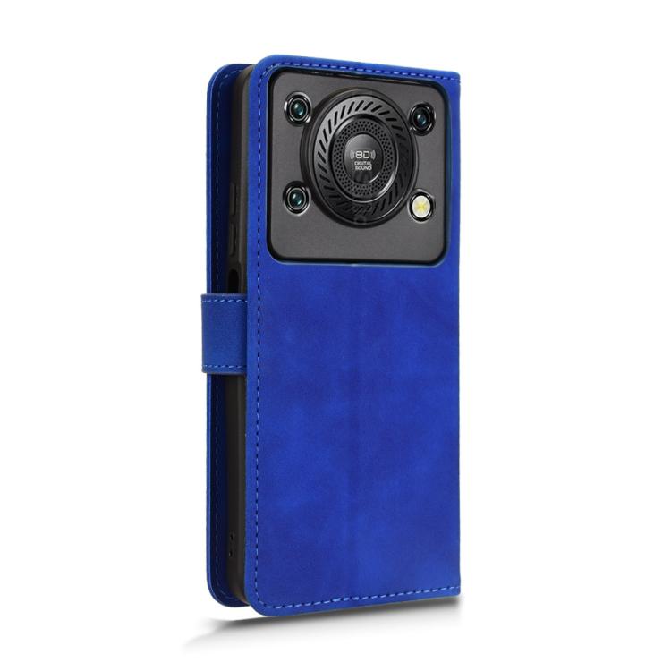 For Oukitel C60 Pro / C60 Skin Feel Magnetic Flip Leather Phone Case