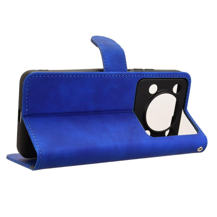 For Oukitel C60 Pro / C60 Skin Feel Magnetic Flip Leather Phone Case