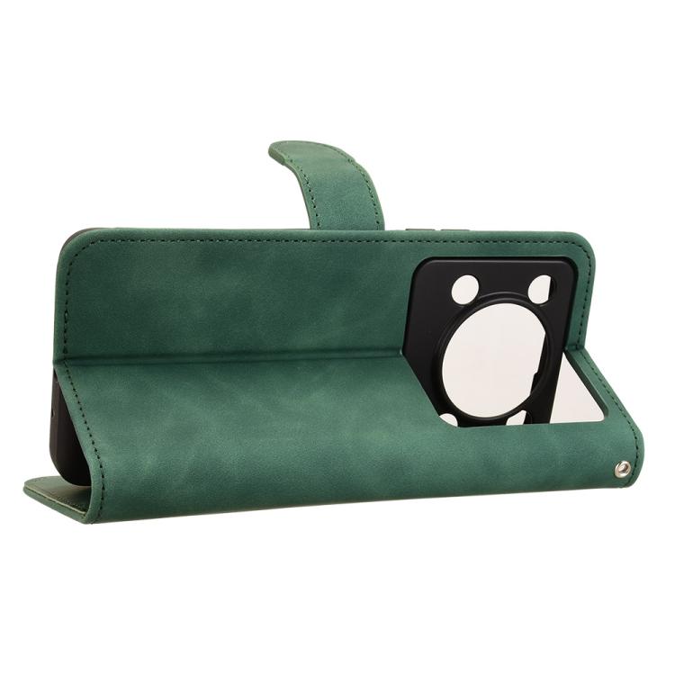 For Oukitel C60 Pro / C60 Skin Feel Magnetic Flip Leather Phone Case