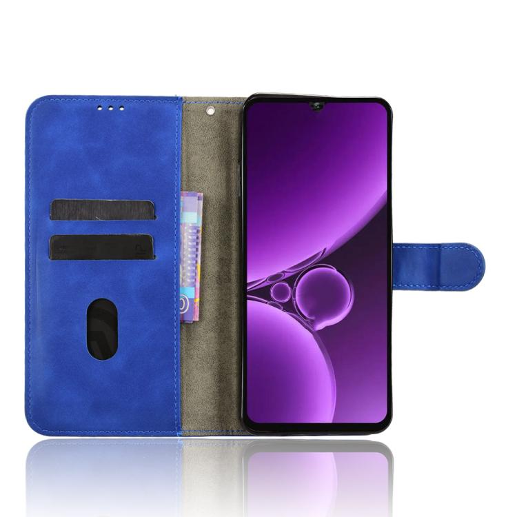 For Oukitel C59 Pro Skin Feel Magnetic Flip Leather Phone Case