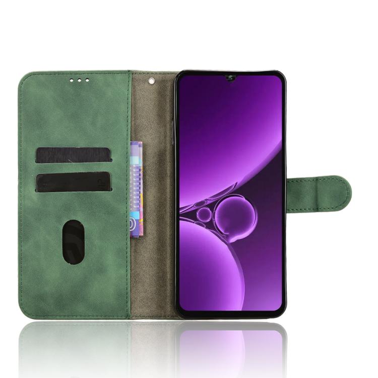 For Oukitel C59 Pro Skin Feel Magnetic Flip Leather Phone Case