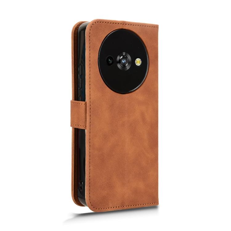 For Oukitel C59 Pro Skin Feel Magnetic Flip Leather Phone Case