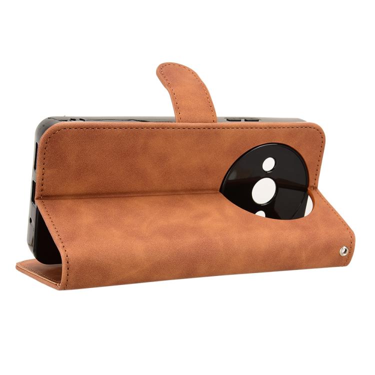 For Oukitel C59 Pro Skin Feel Magnetic Flip Leather Phone Case