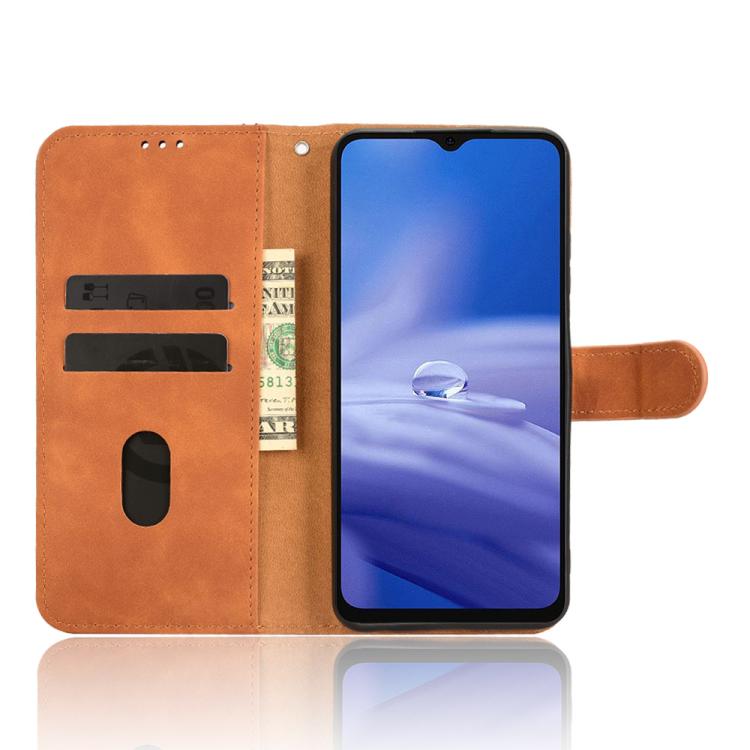For Ulefone Note 19 Skin Feel Magnetic Flip Leather Phone Case