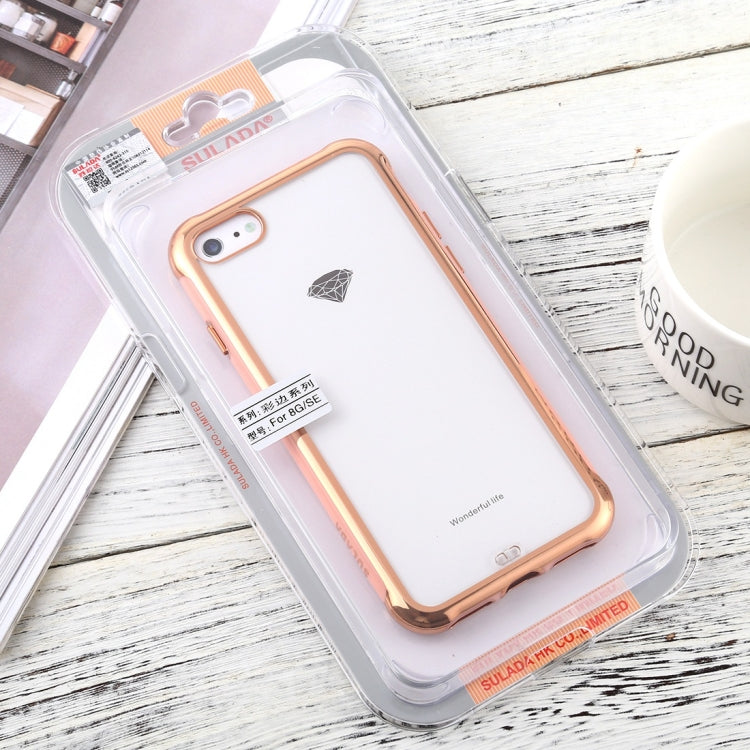 For iPhone 6 / 6s SULADA Colorful Edge Series Shockproof TPU + Electroplated Edge Protective Case