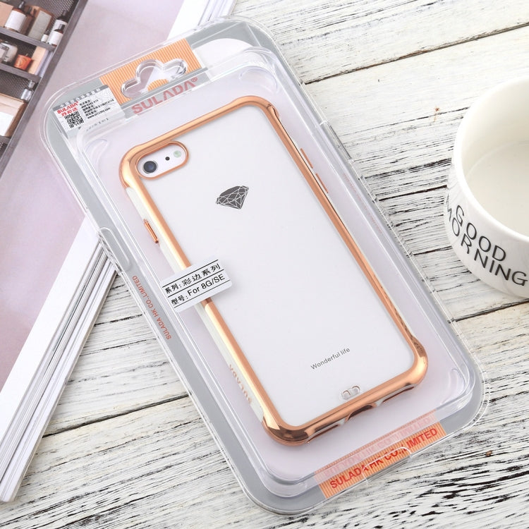 For iPhone 6 / 6s SULADA Colorful Edge Series Shockproof TPU + Electroplated Edge Protective Case