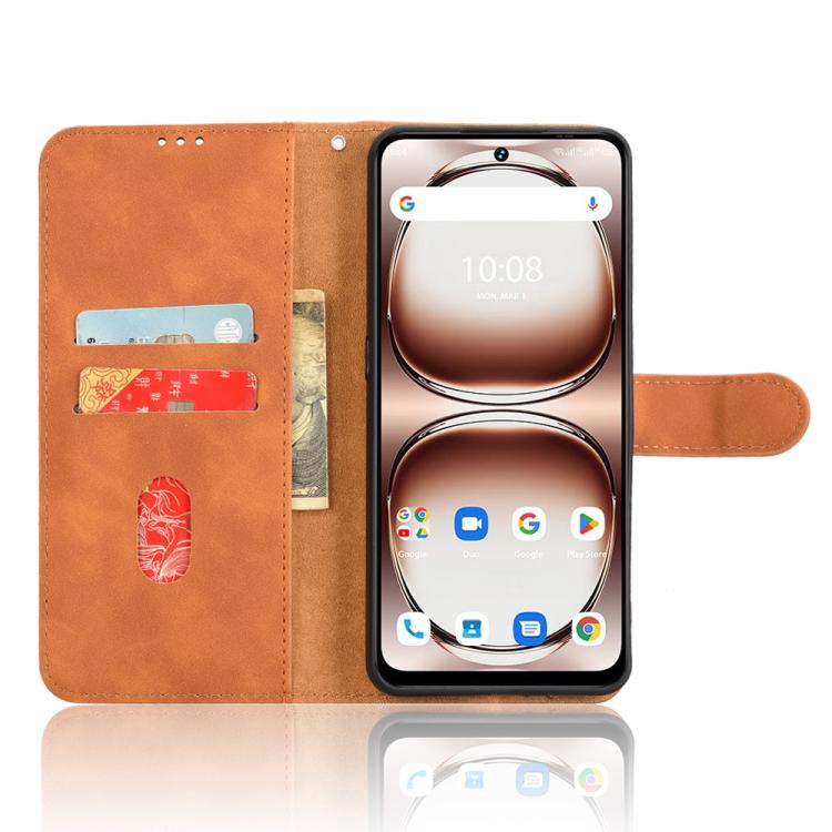 For UMIDIGI Note 100 Skin Feel Magnetic Flip Leather Phone Case