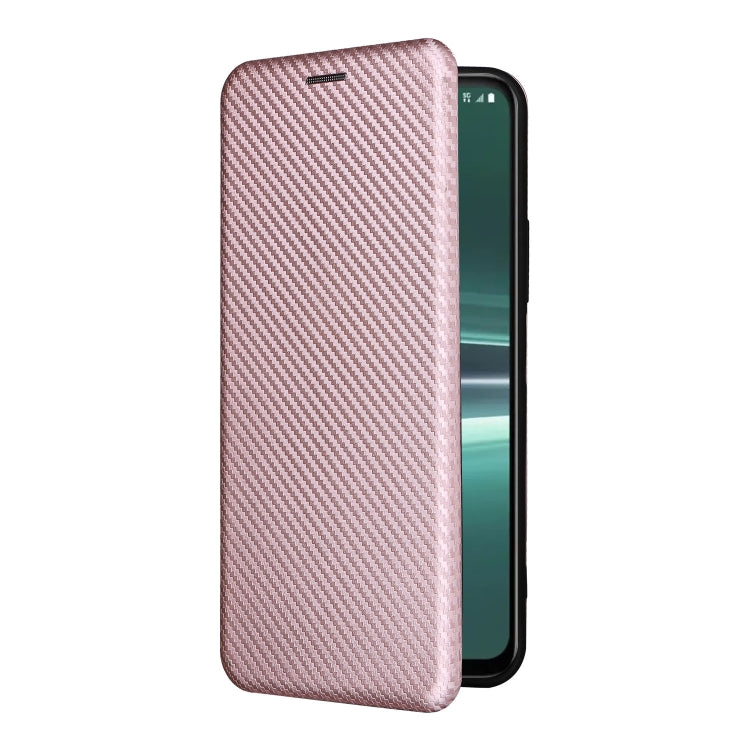 For HTC U23 Pro Carbon Fiber Texture Flip Leather Phone Case