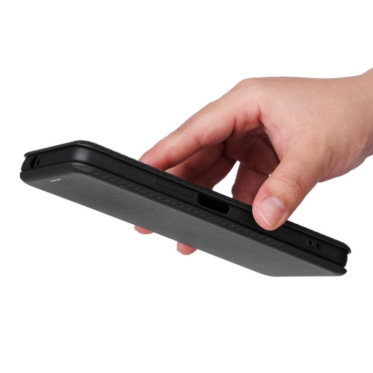 For HTC U23 Pro Carbon Fiber Texture Flip Leather Phone Case