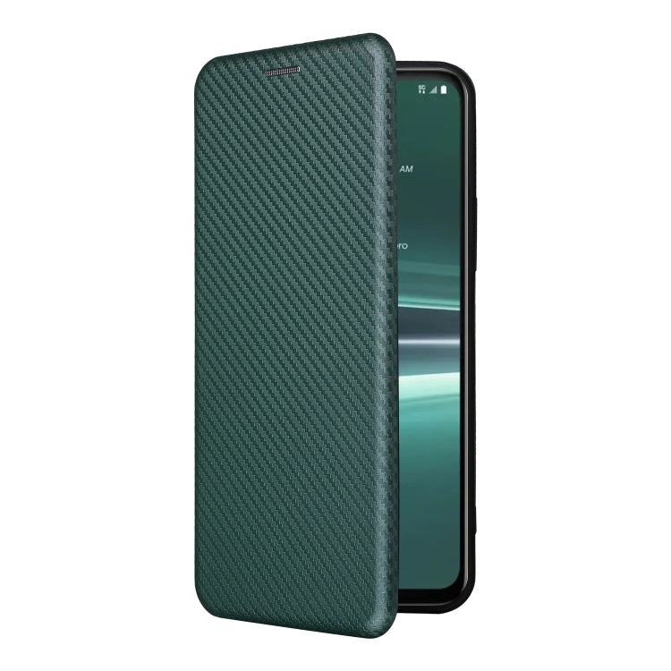 For HTC U23 Pro Carbon Fiber Texture Flip Leather Phone Case