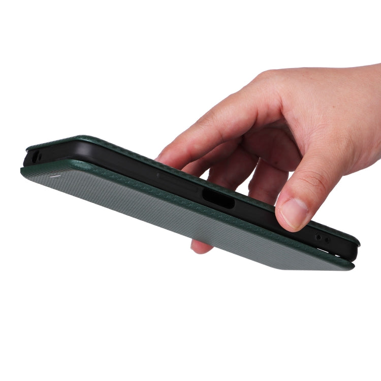 For HTC U23 Pro Carbon Fiber Texture Flip Leather Phone Case