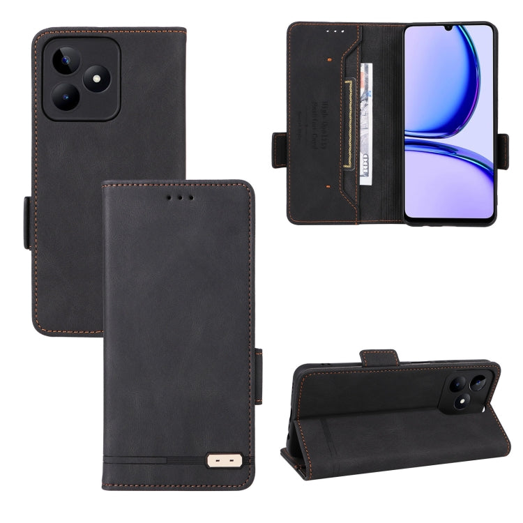 For Realme C53 4G / Narzo N53 4G Magnetic Clasp Leather Phone Case