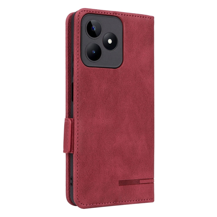 For Realme C53 4G / Narzo N53 4G Magnetic Clasp Leather Phone Case