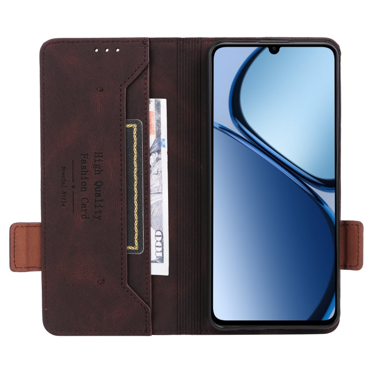For Realme C63 / C61 Magnetic Clasp Leather Phone Case