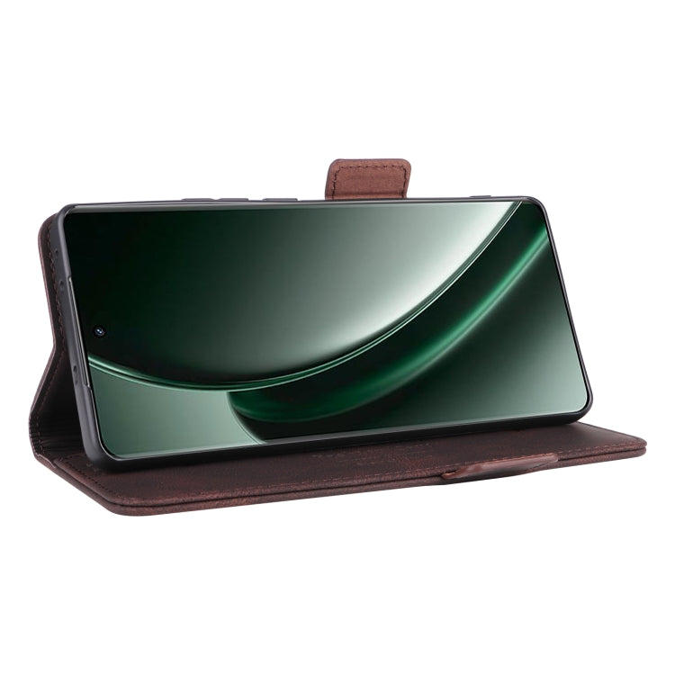 For Realme GT 6 / GT 6T Magnetic Clasp Leather Phone Case
