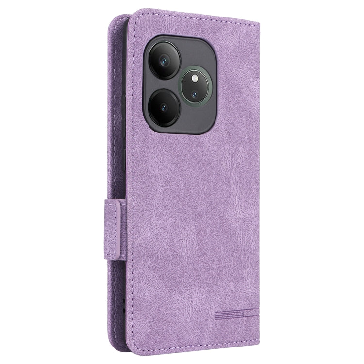 For Realme GT 6 / GT 6T Magnetic Clasp Leather Phone Case
