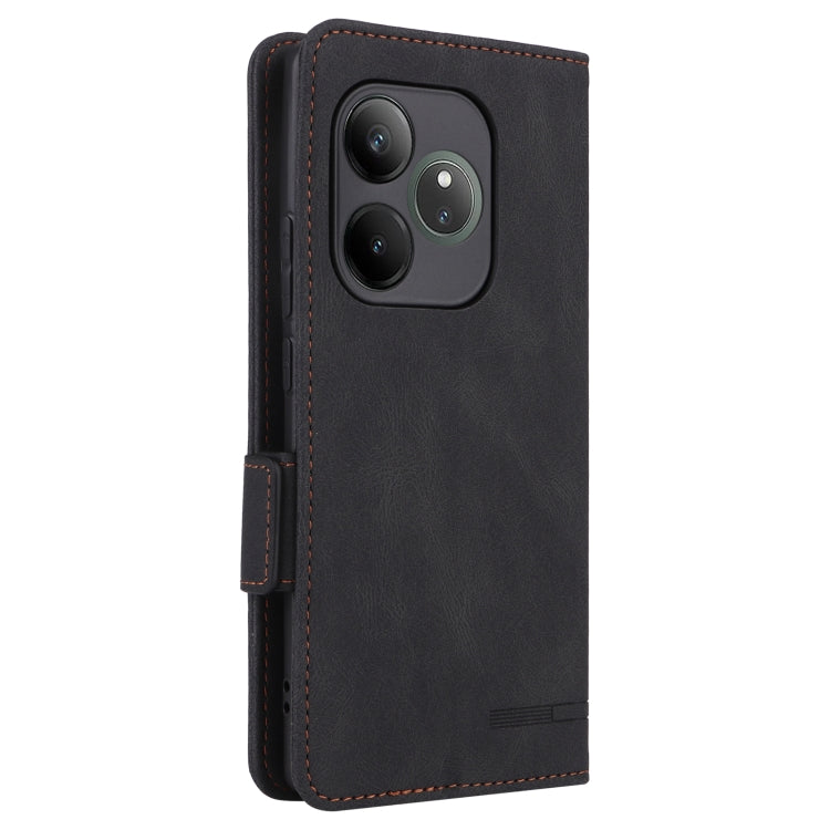 For Realme GT 6 / GT 6T Magnetic Clasp Leather Phone Case