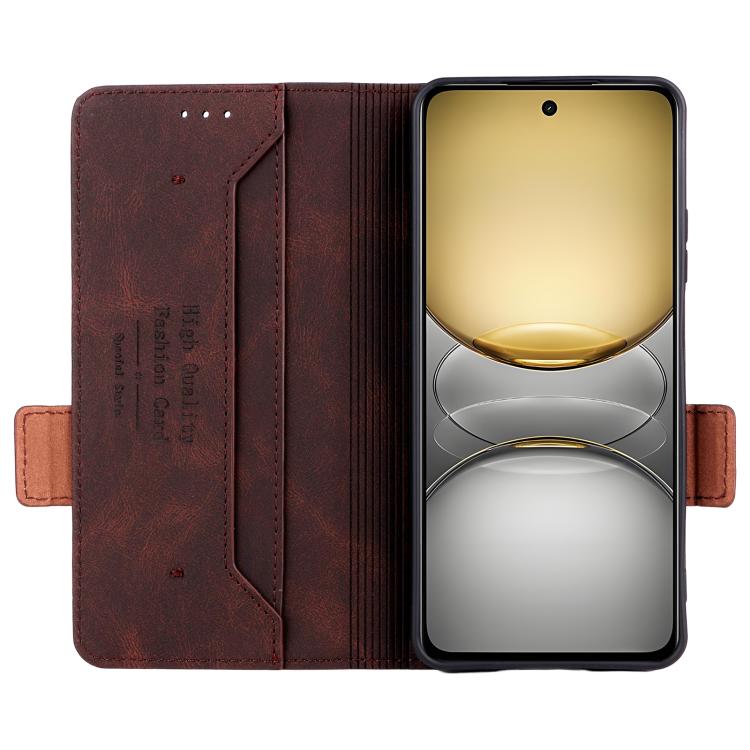 For Realme C75 4G Magnetic Clasp Leather Phone Case