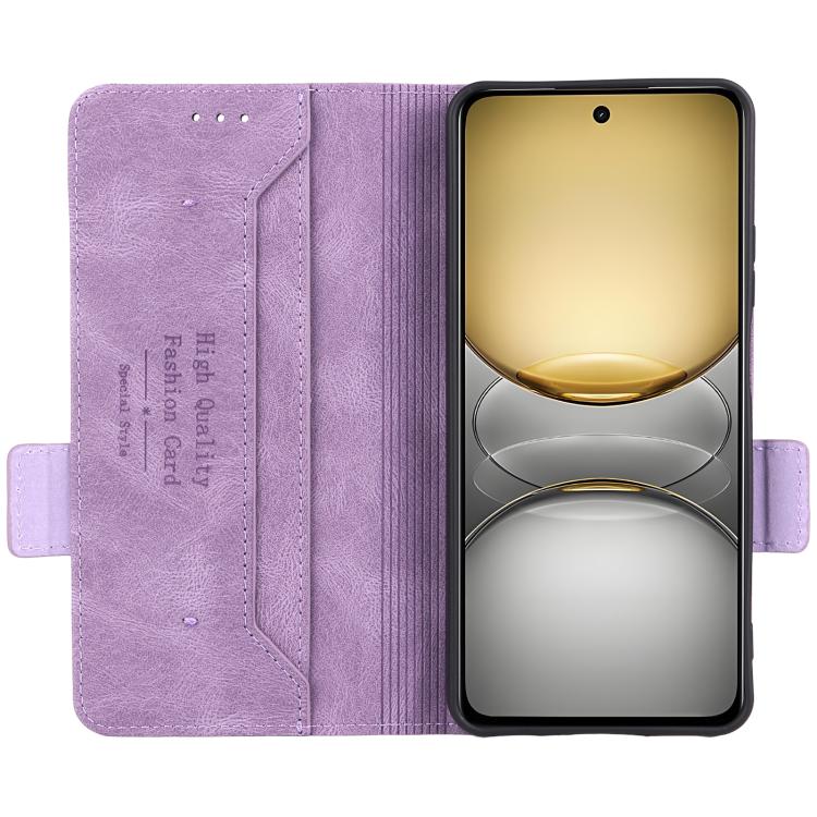 For Realme C75 4G Magnetic Clasp Leather Phone Case