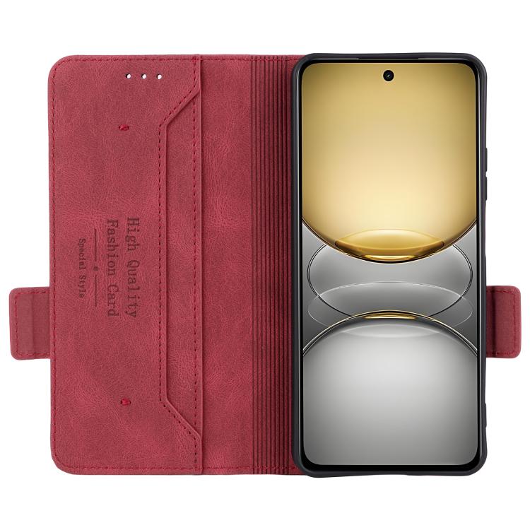 For Realme C75 4G Magnetic Clasp Leather Phone Case