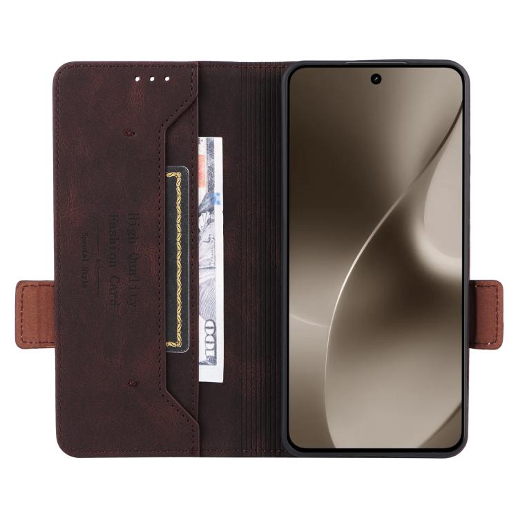 For Realme 15 SEA Magnetic Clasp Leather Phone Case
