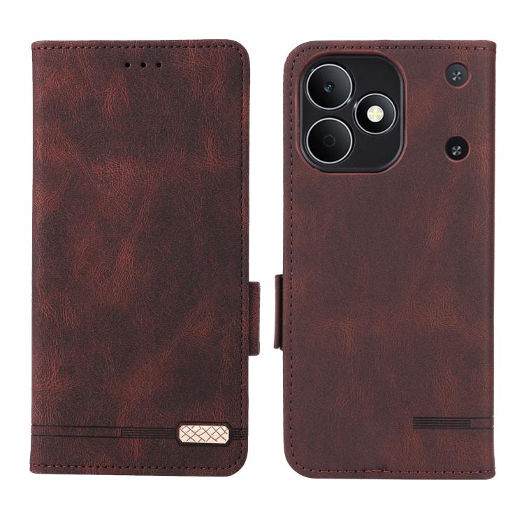 For Realme Note 80 4G Magnetic Clasp Leather Phone Case