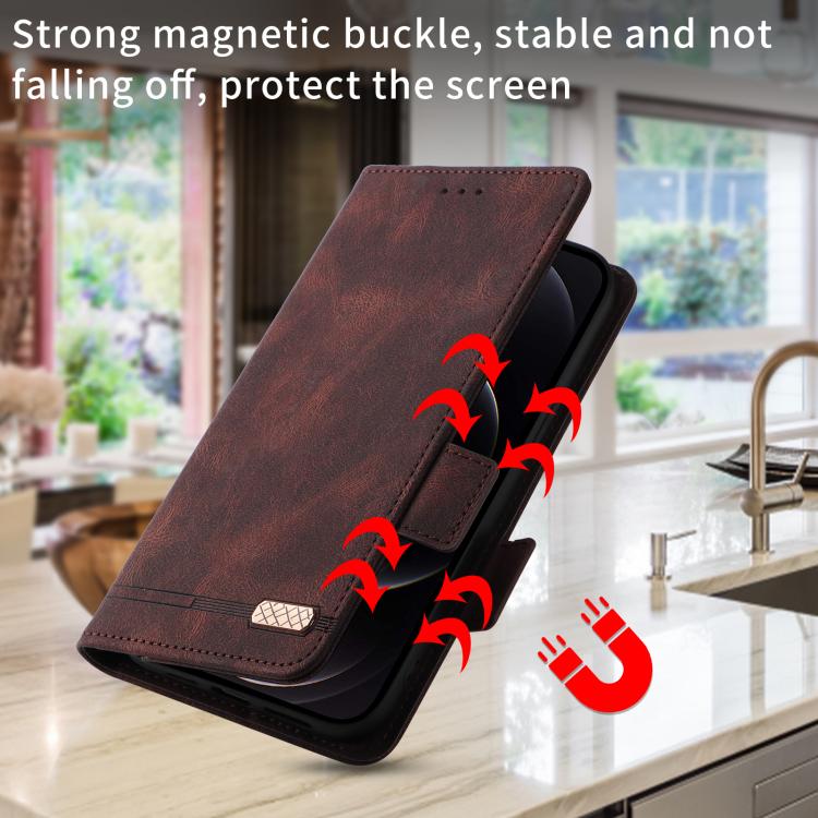 For Realme Note 80 4G Magnetic Clasp Leather Phone Case
