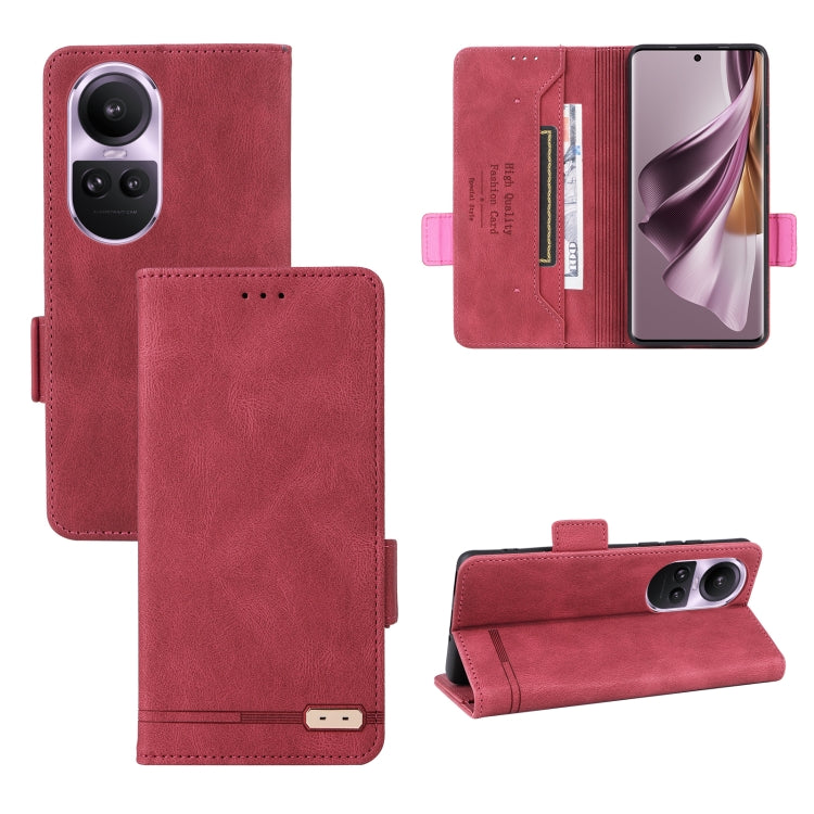 For OPPO Reno10 Pro China Magnetic Clasp Leather Phone Case