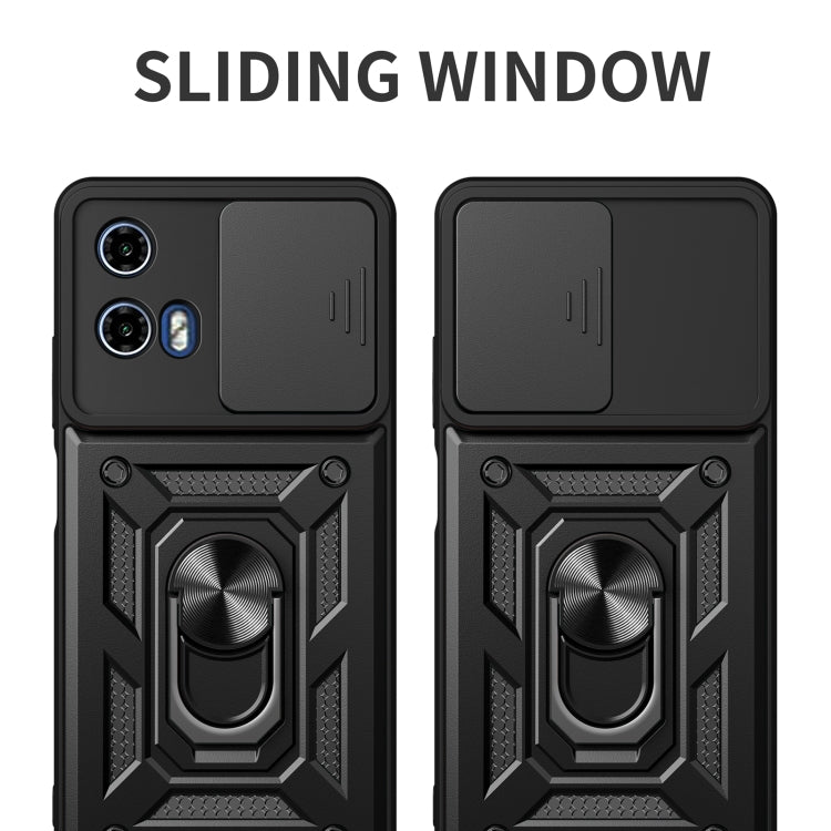 For Motorola Moto G04 / G24 Sliding Camera Cover Design TPU+PC Phone Case