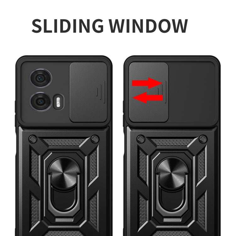 For Motorola Edge 50 Fusion Sliding Camera Cover Design TPU+PC Phone Case