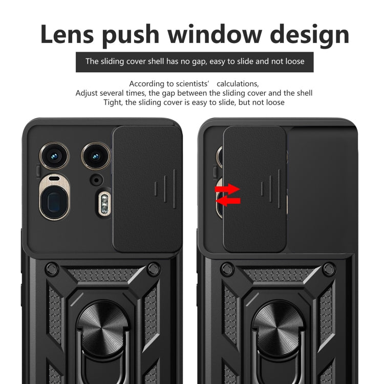 For Motorola Edge 50 Ultra Sliding Camera Cover Design TPU+PC Phone Case