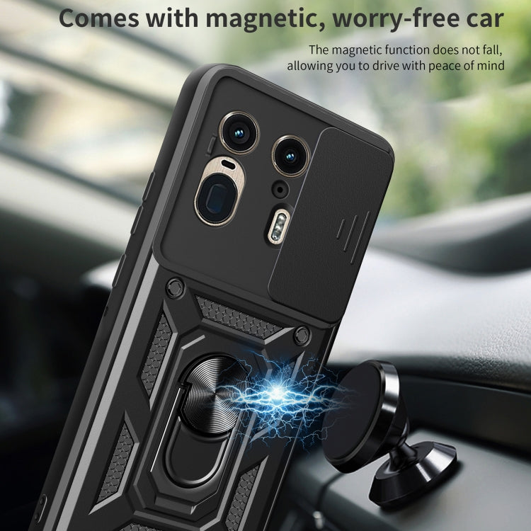 For Motorola Edge 50 Ultra Sliding Camera Cover Design TPU+PC Phone Case