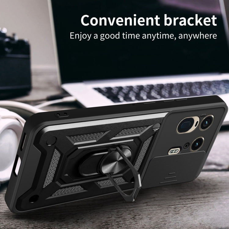 For Motorola Edge 50 Ultra Sliding Camera Cover Design TPU+PC Phone Case