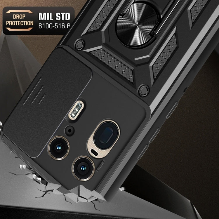For Motorola Edge 50 Ultra Sliding Camera Cover Design TPU+PC Phone Case