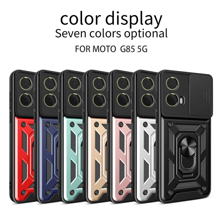 For Motorola Moto G85 / S50 Neo Sliding Camera Cover Design TPU+PC Phone Case