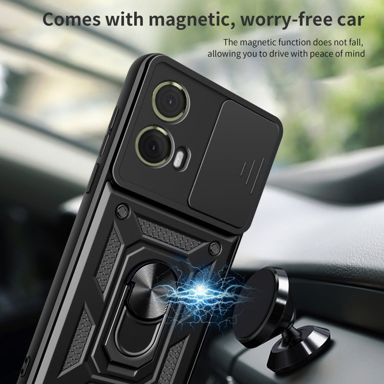 For Motorola Moto G85 / S50 Neo Sliding Camera Cover Design TPU+PC Phone Case