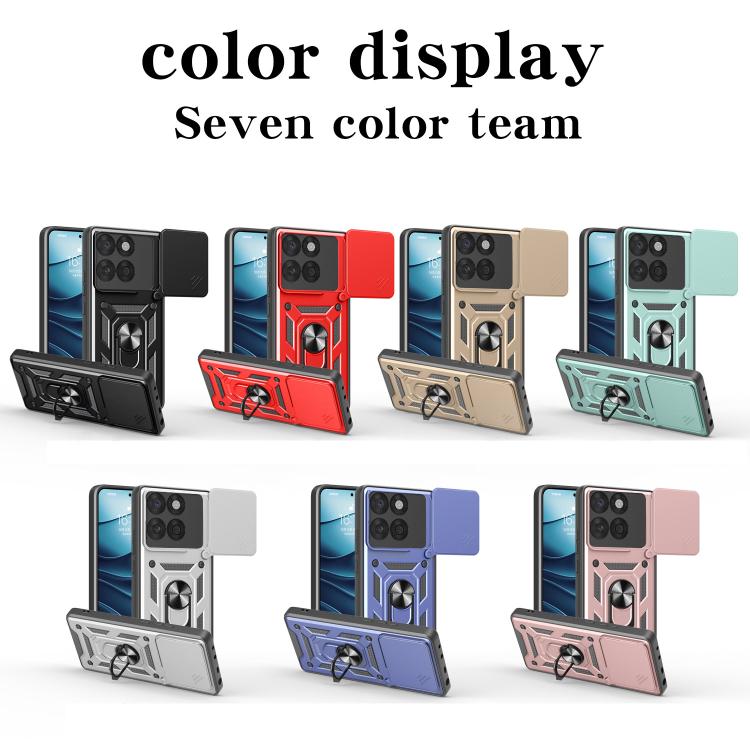 For Motorola Edge 60 / 60 Fusion Sliding Camera Cover Design TPU+PC Phone Case
