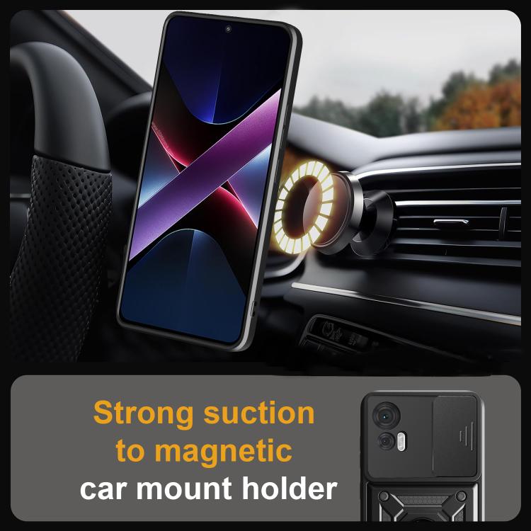 For Motorola Edge 30 Neo Sliding Camera Cover Design TPU+PC Phone Case