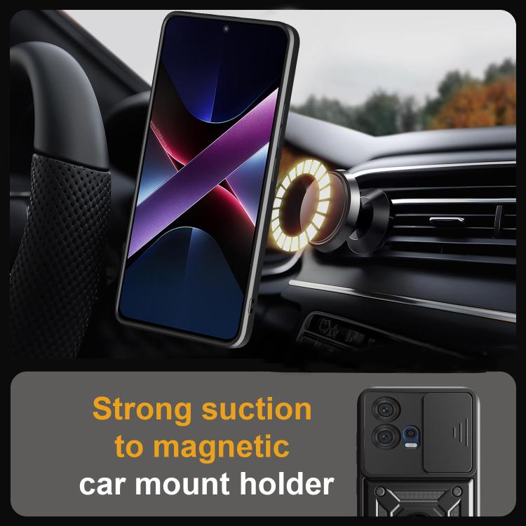 For Motorola Edge 30 Fusion Sliding Camera Cover Design TPU+PC Phone Case