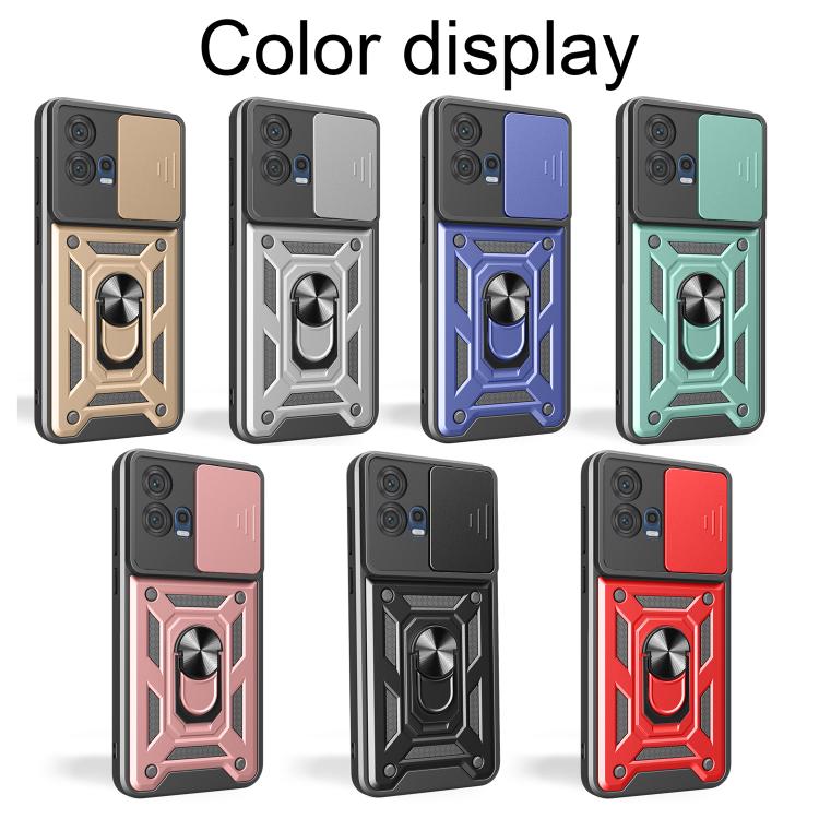 For Motorola Edge 30 Fusion Sliding Camera Cover Design TPU+PC Phone Case