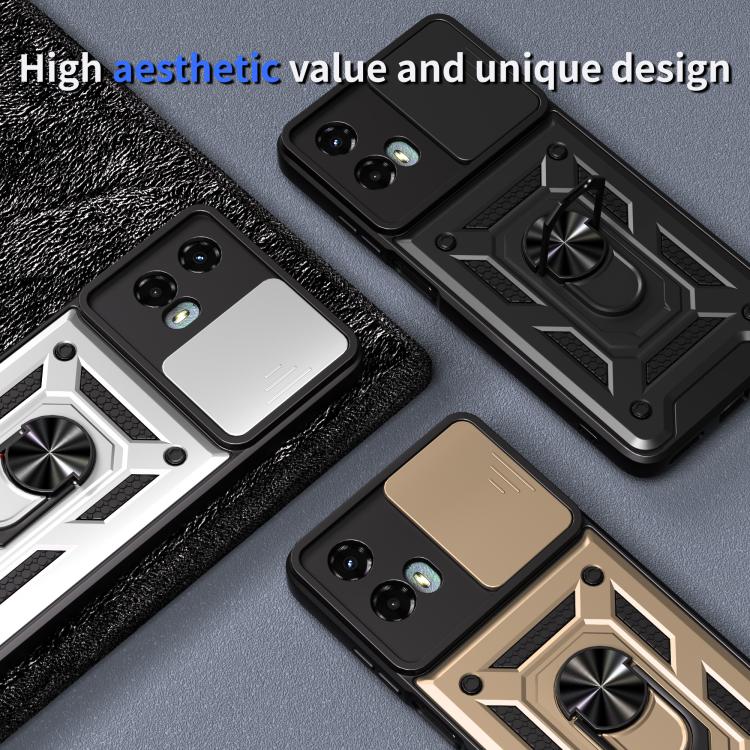 For Motorola Moto G 5G 2024 Sliding Camera Cover Design TPU+PC Phone Case