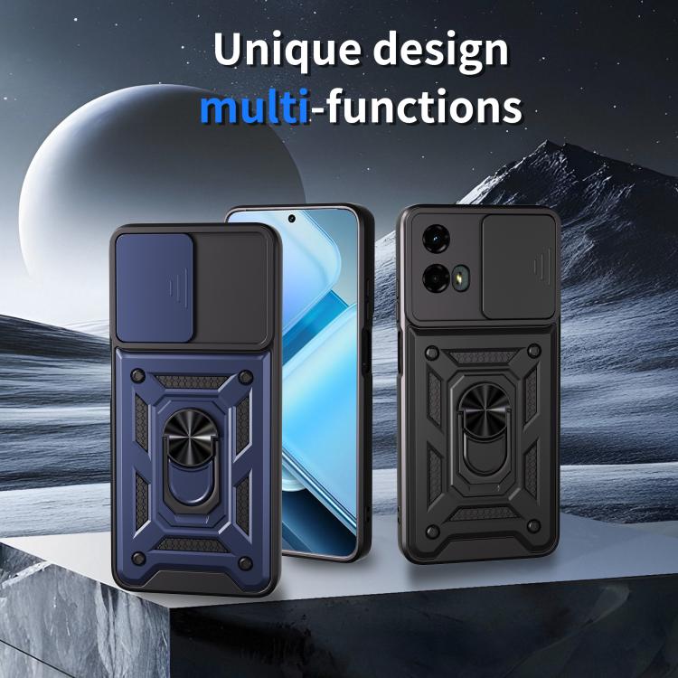 For Motorola Moto G 5G 2024 Sliding Camera Cover Design TPU+PC Phone Case